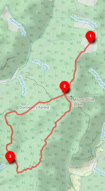 Map of Emerald Pool