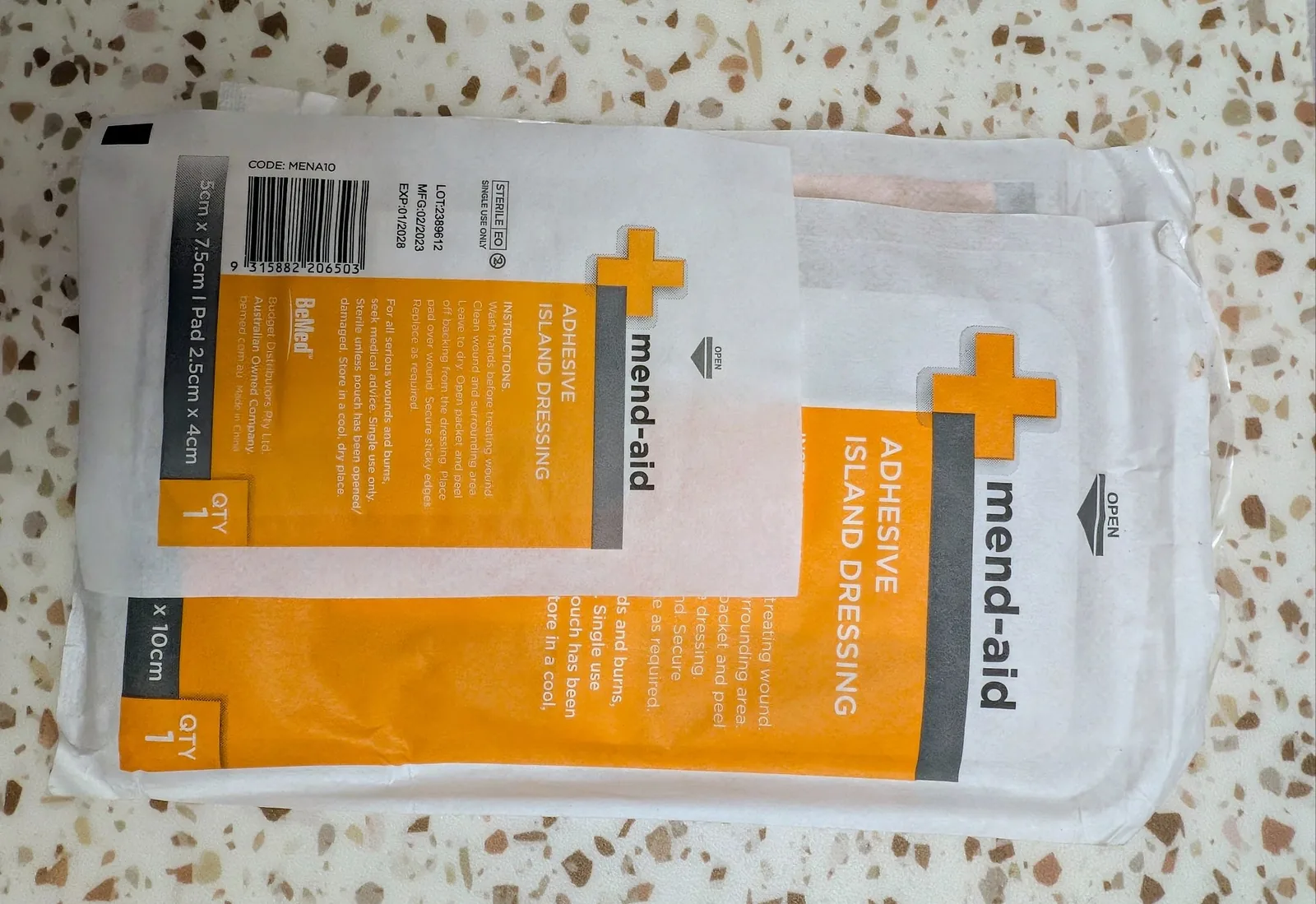 bandages and dressings for remote area first aid kit