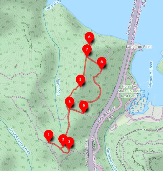 Map of Muogamara Reserve
