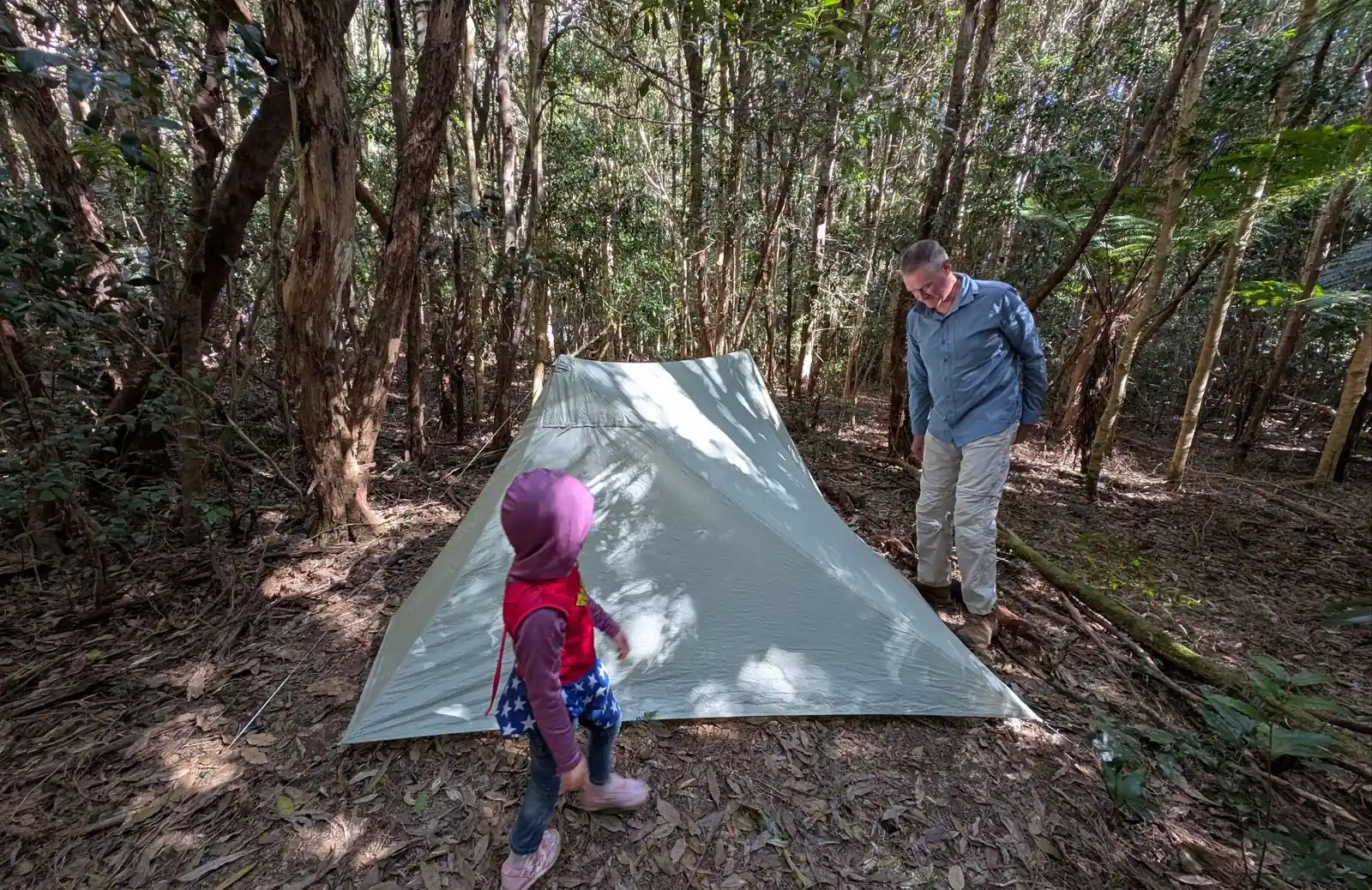 campsite for slingsbys trail